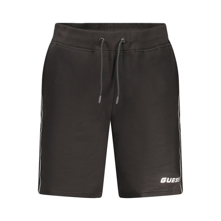 Guess Jeans Black Cotton Men's Track Pant