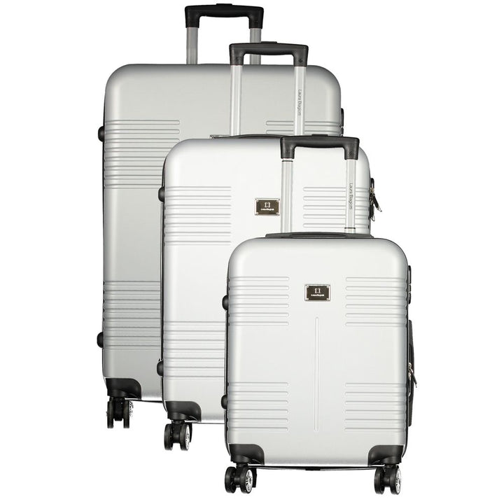 Laura Biagiotti Argento Poliuretano Women Travel Bag