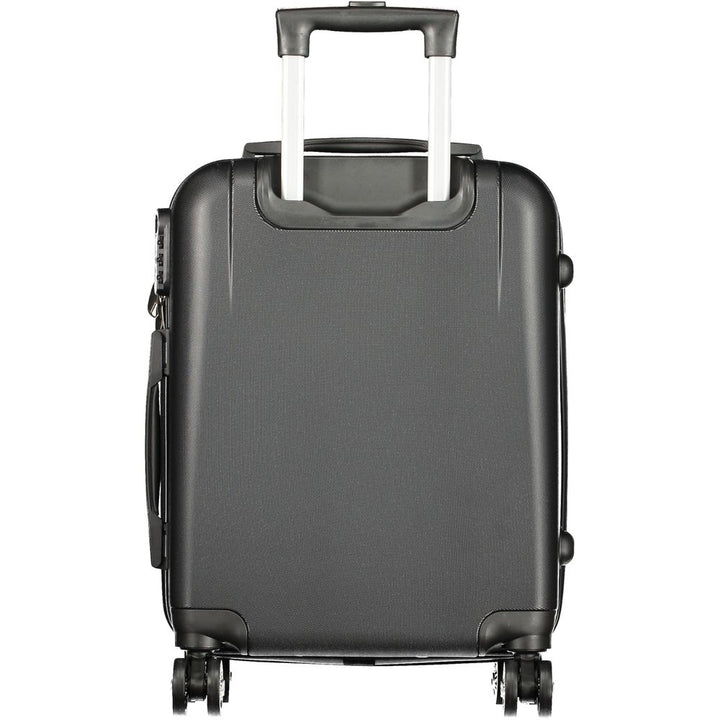 Laura Biagiotti Black Polyurethane Women's Travel Bag