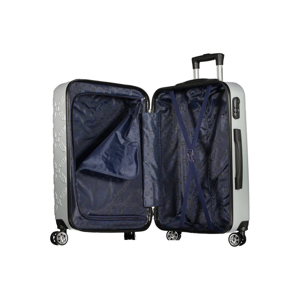 Laura Biagiotti Silver Polyurethane Women's Travel Bag