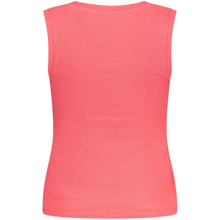 Tommy Hilfiger Pink Cotton Women Tank Top