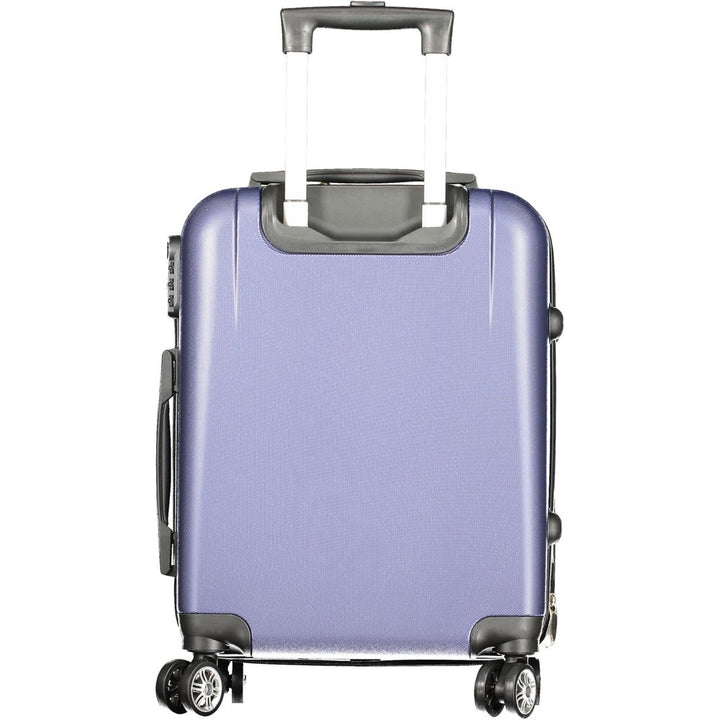 Laura Biagiotti Blue Polyurethane Women's Travel Bag