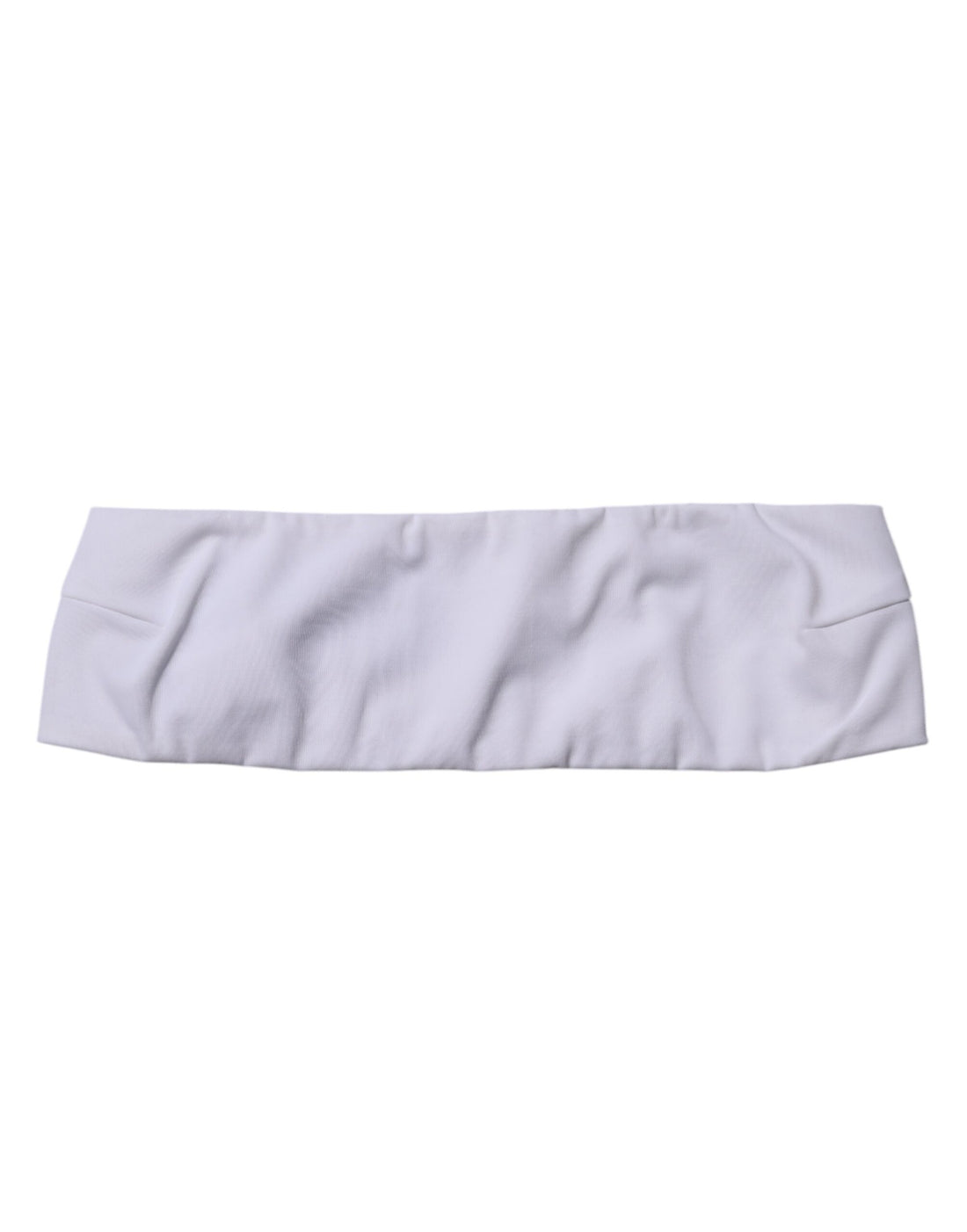 Dolce & Gabbana White Nylon Blend Bandeau Strapless Tube Top