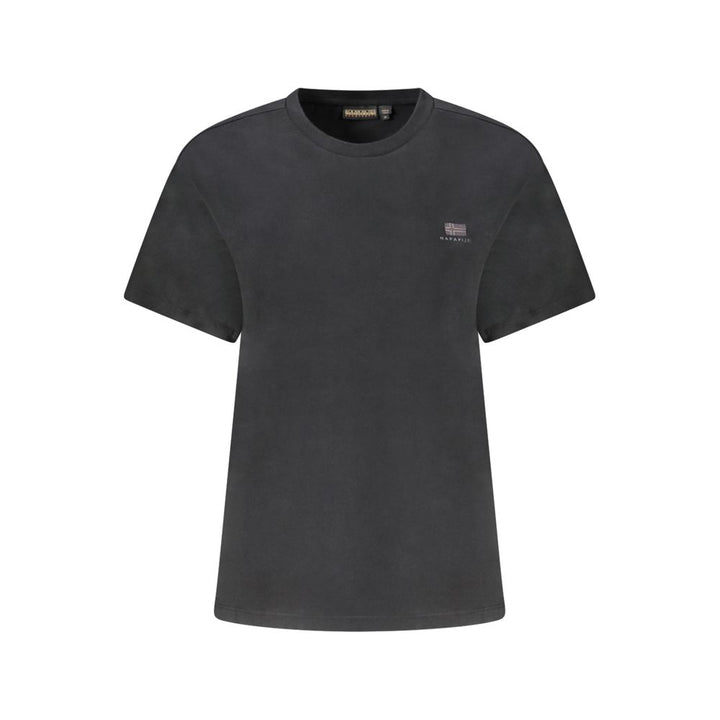 Napapijri Black Cotton Women's T-Shirt