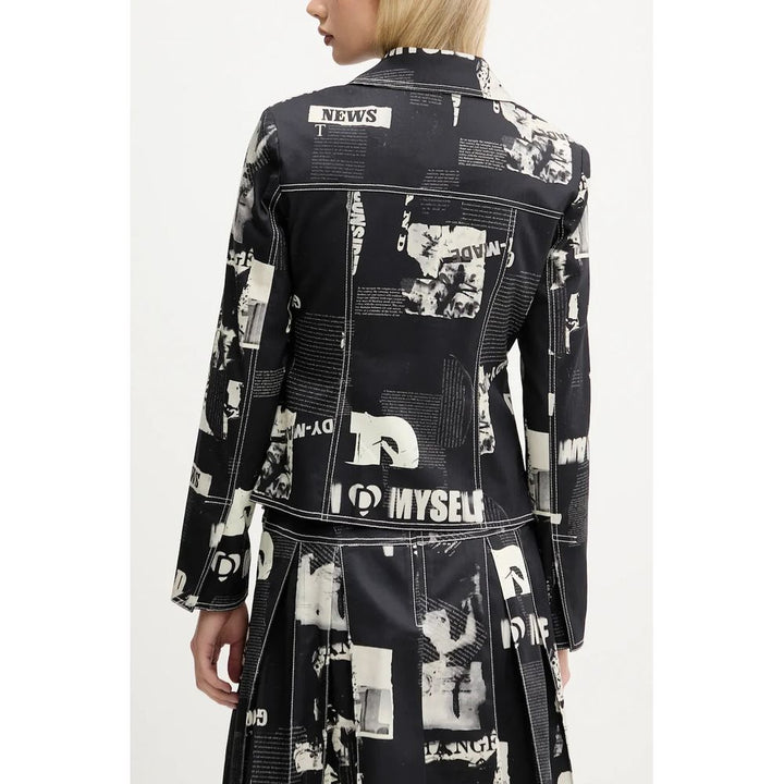 Desigual Black Cotton Women Jacket