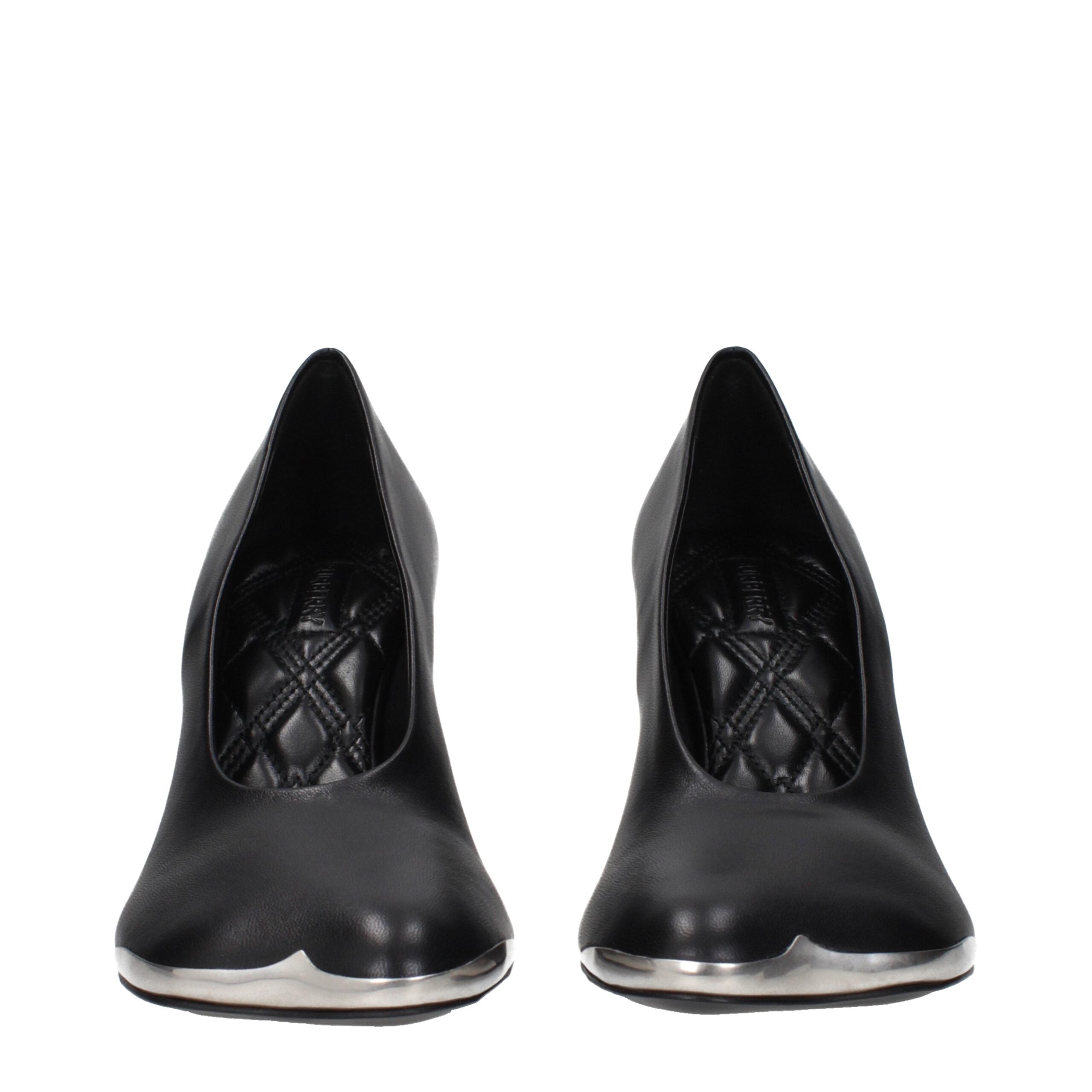 Burberry Black Leather Pumps