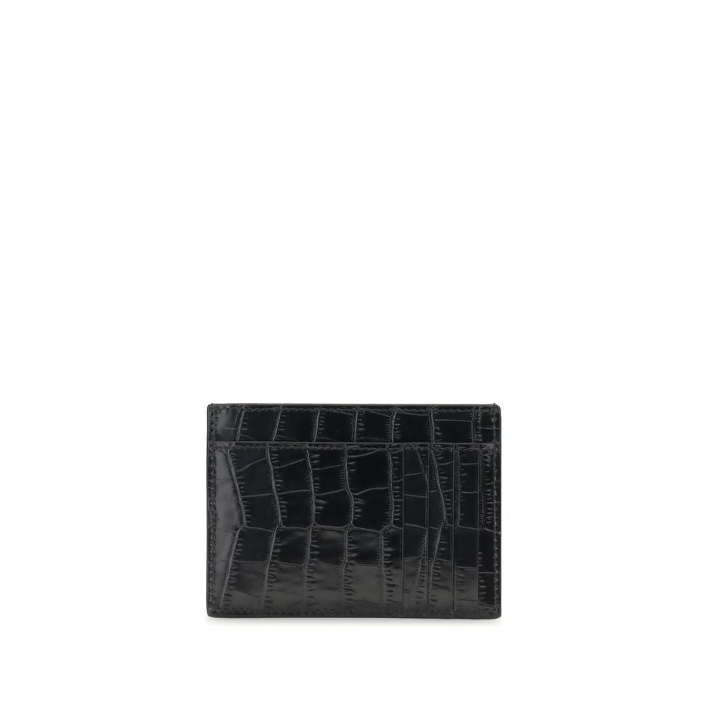 Tom Ford Black Calf Leather Bos Taurus Wallet