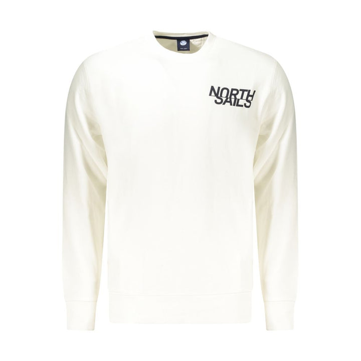 North Sails White Cotton Men's Sweatshirt