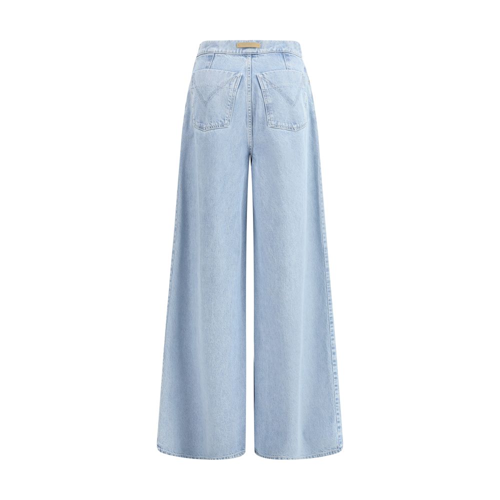 Max Mara Blue Cotton Jeans Denim