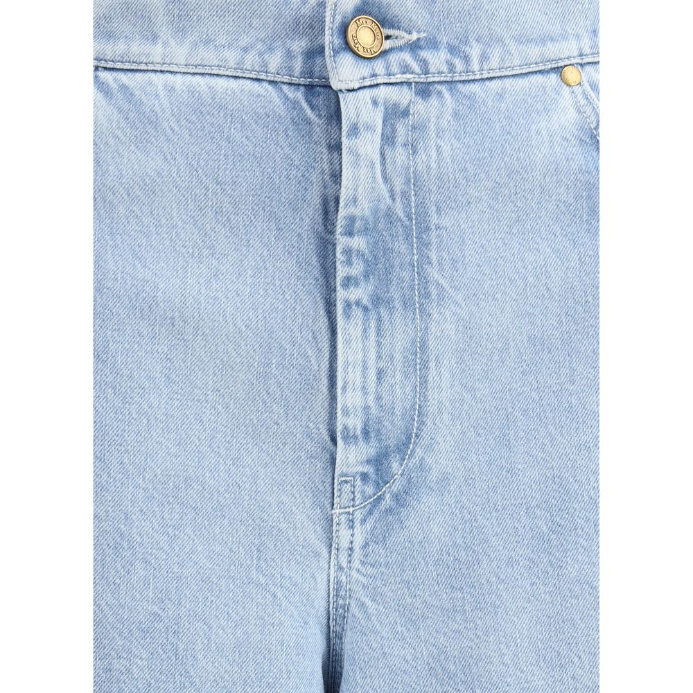 Max Mara Blue Cotton Jeans Denim
