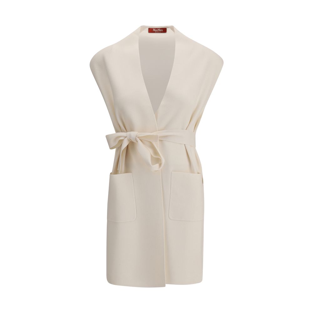 Max Mara Beige Viscose Coat