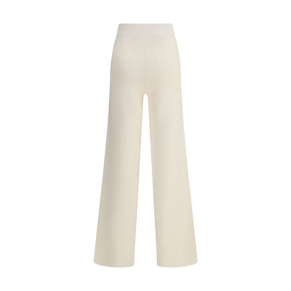Max Mara Beige Viscose Casual Pants