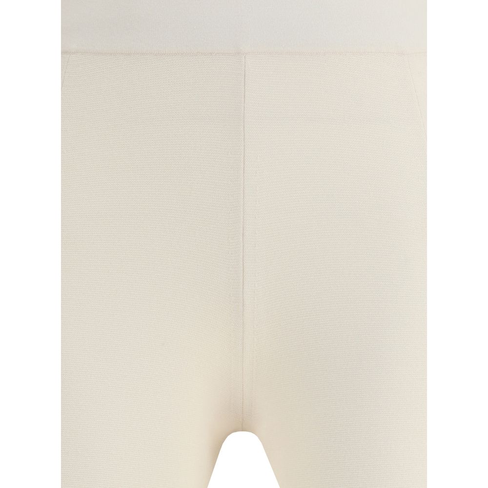 Max Mara Beige Viscose Casual Pants