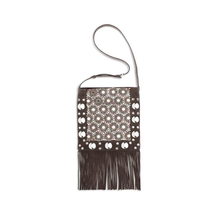 Valentino Garavani Brown Leather Shoulder Bag
