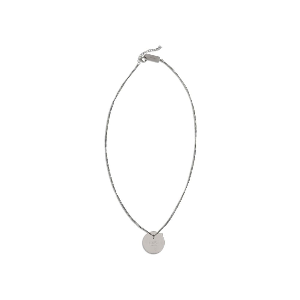MM6 Silver Brass Necklace