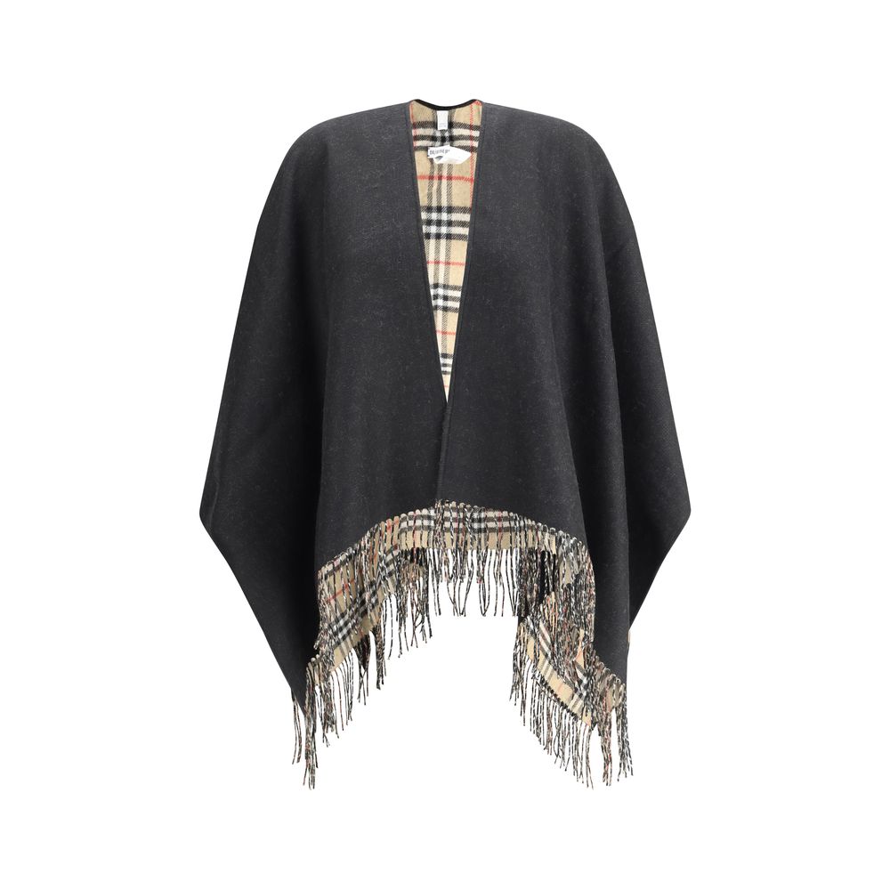 Burberry Black Wool Coat