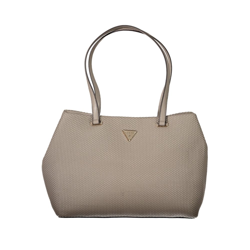 Guess Jeans Beige Polyurethane Women Handbag