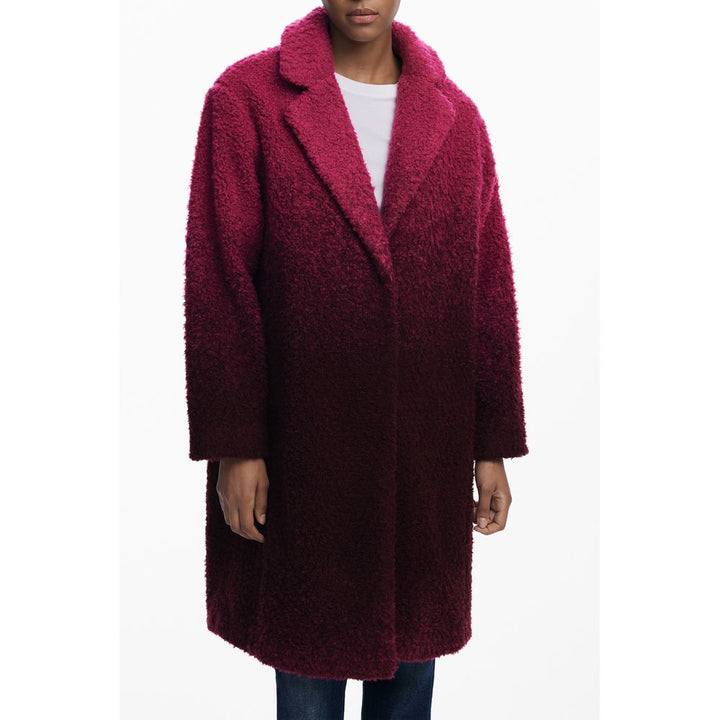 Desigual Rosa Acrilico Donna Giacca