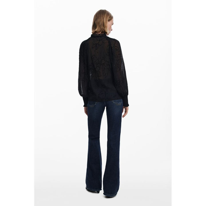 Desigual Nero Polyester Woman Blouse