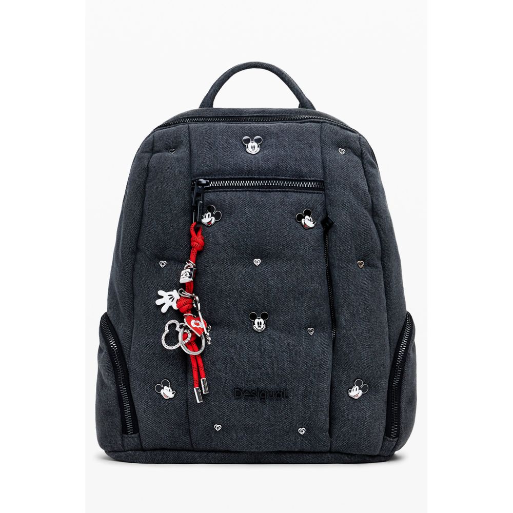 Desigual Grigio Polyester Woman Backpack