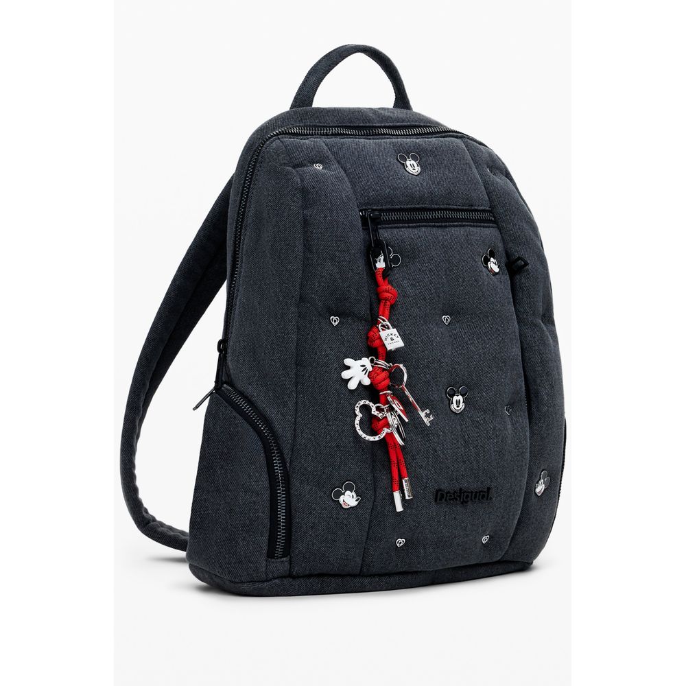 Desigual Grigio Polyester Woman Backpack