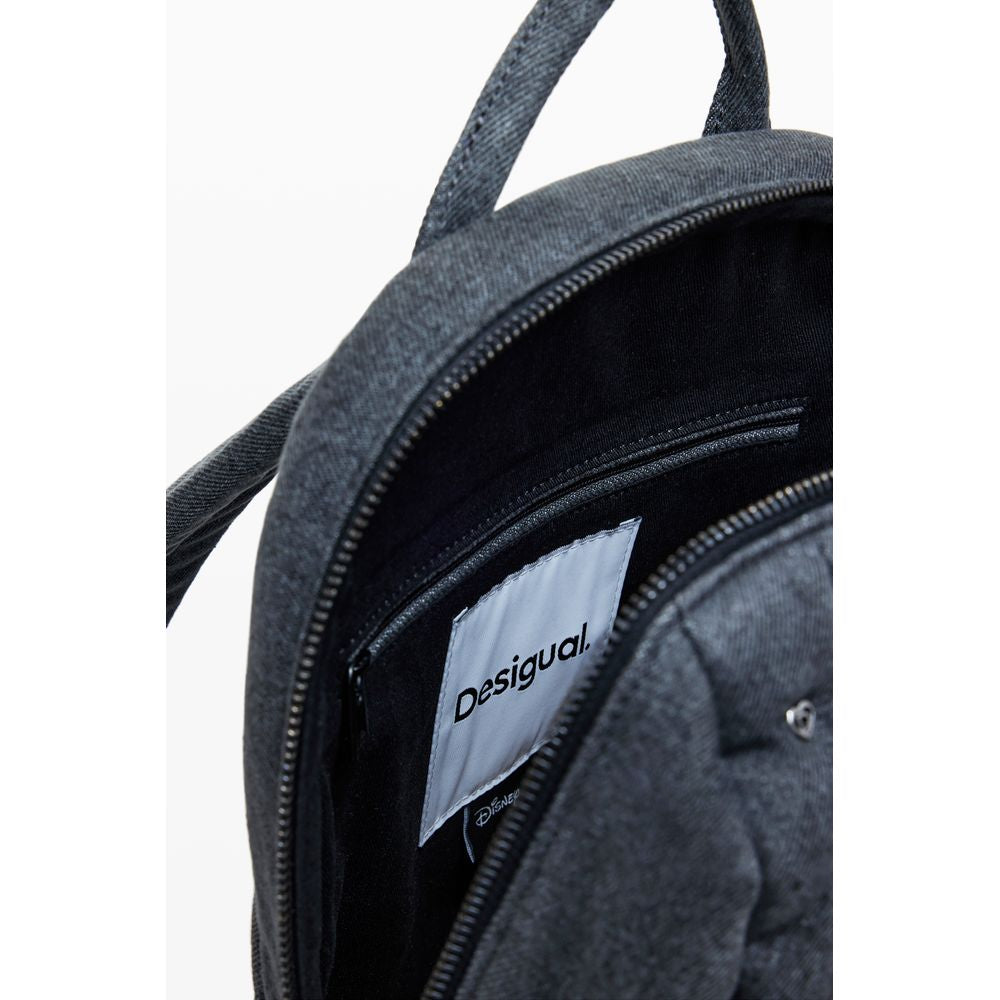 Desigual Grigio Polyester Woman Backpack