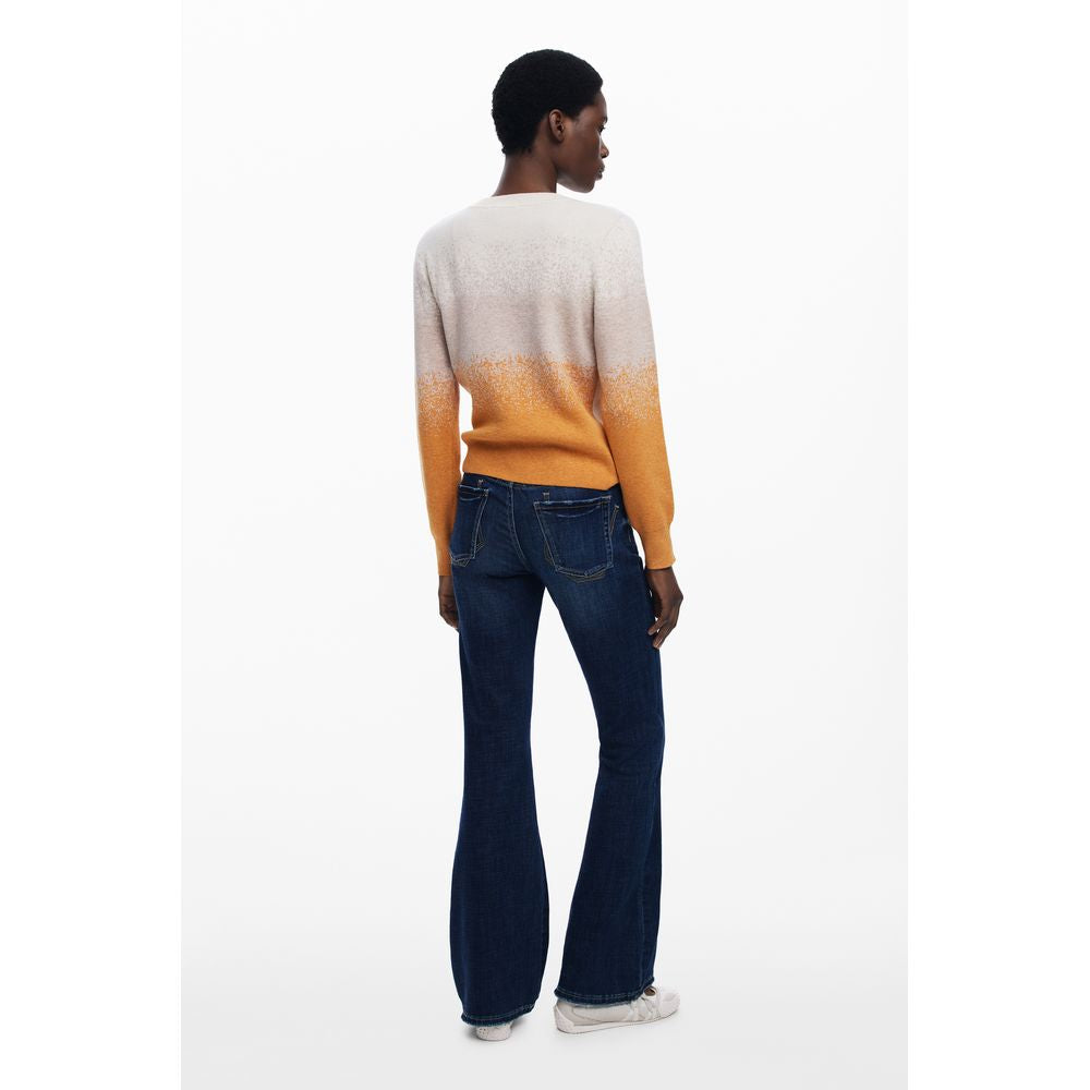 Desigual Beige Viscose Women Sweater