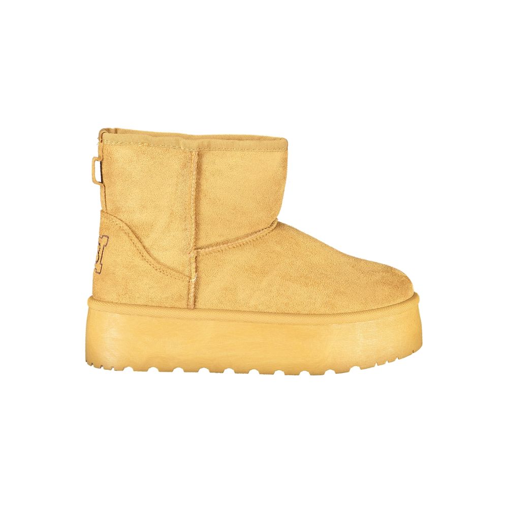 Laura Biagiotti Marrone Polyester Women Ankle Boot
