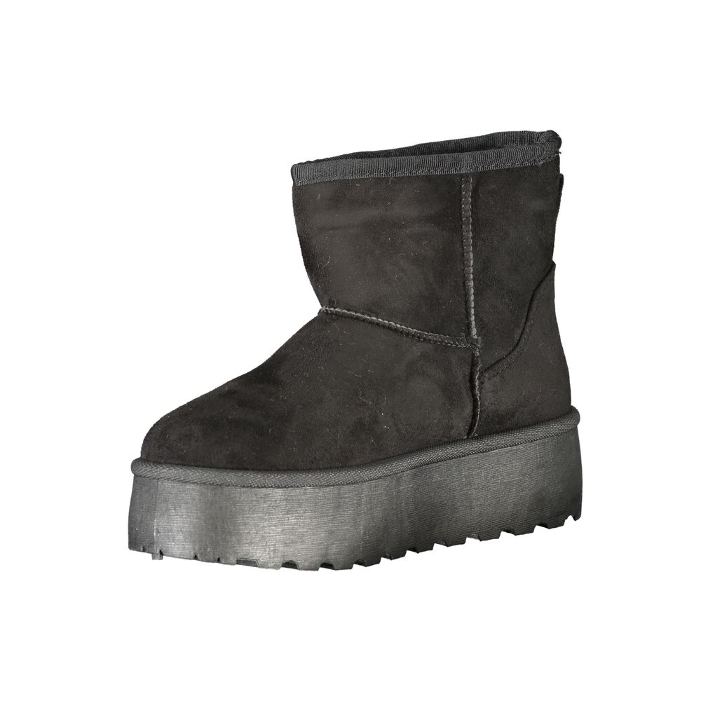 Laura Biagiotti Nero Polyester Womens Boot