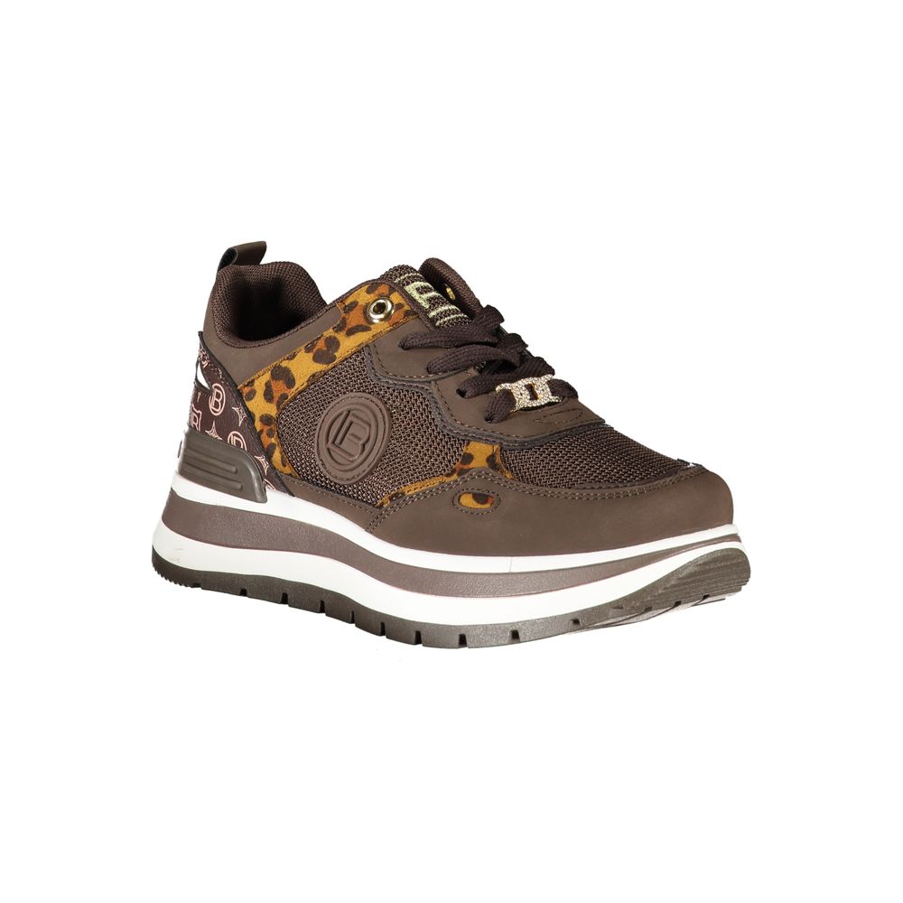Laura Biagiotti Marrone Poliuretano Women Sneaker