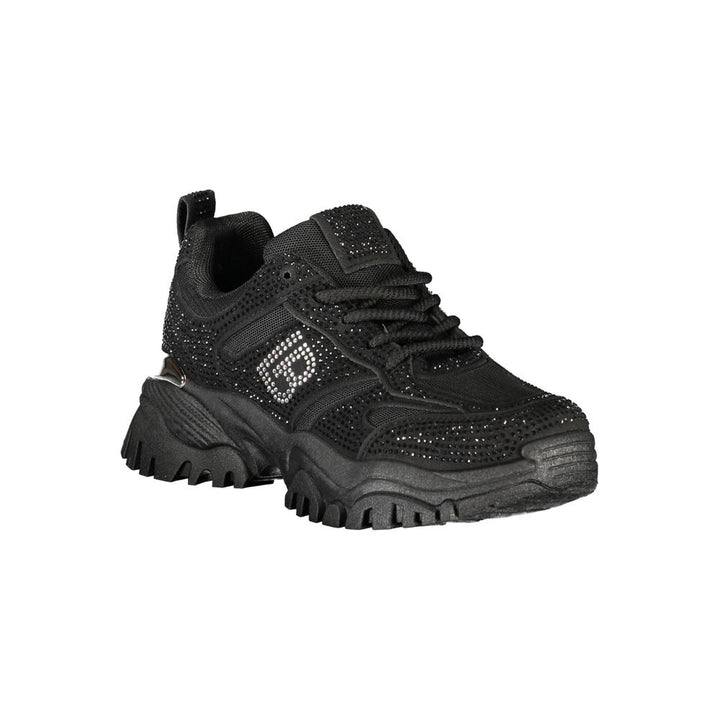 Laura Biagiotti Black Polyurethane Women Sneaker