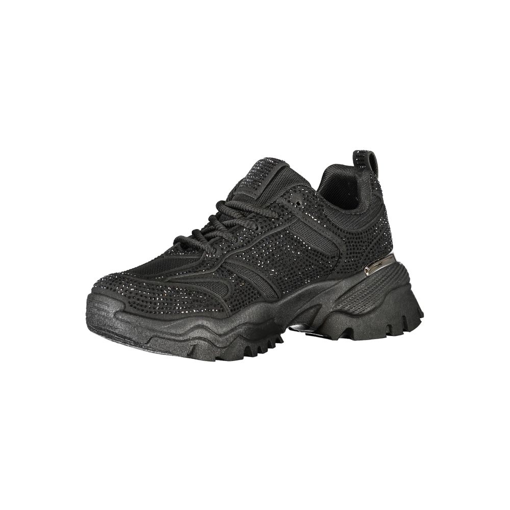 Laura Biagiotti Black Polyurethane Women Sneaker
