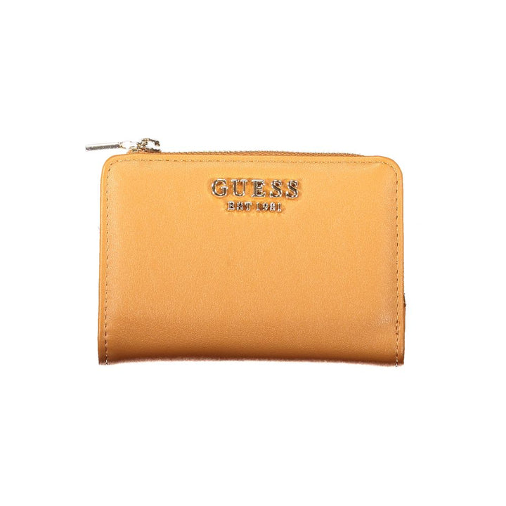 Guess Jeans Brown Polyethylene Wallet