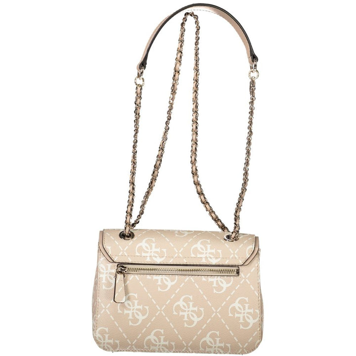 Guess Jeans Rosa Poliuretano Women Shoulder Bag