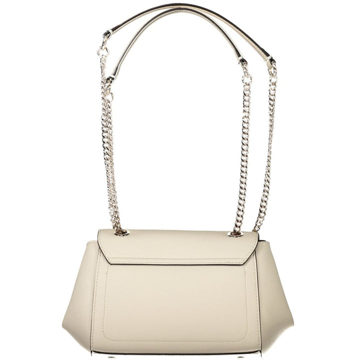 Guess Jeans White Polyethylene Handbag
