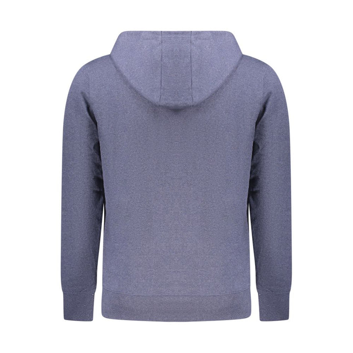 Accademia Militare Blue Cotton Men's Hooded Sweater
