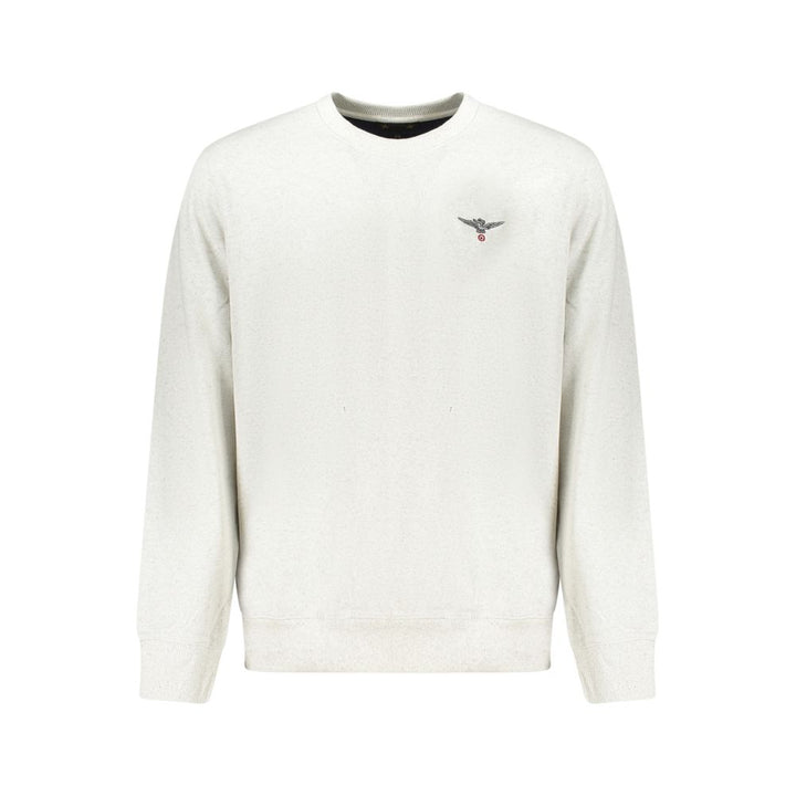 Accademia Militare Gray Recycled Cotton Men Sweater