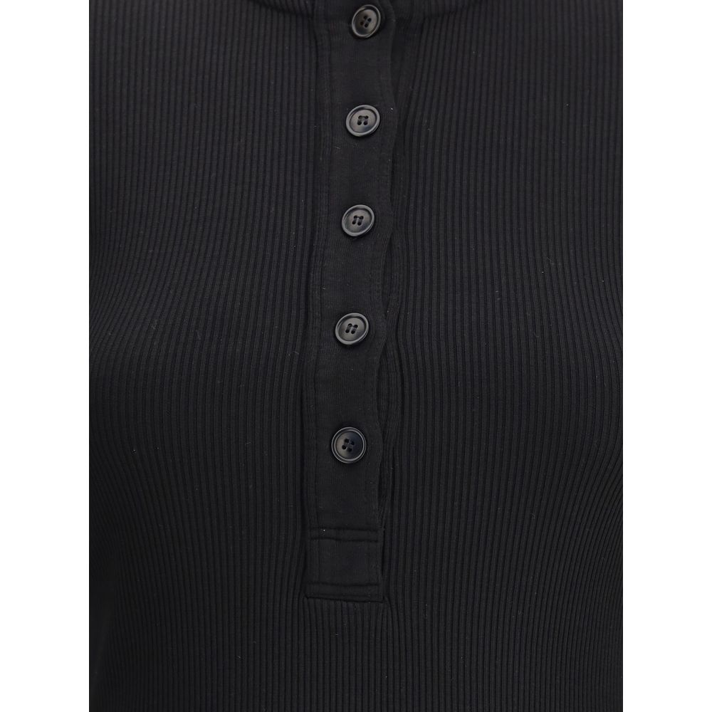 Citizens of Humanity Black Cotton Longsleeve Shirt