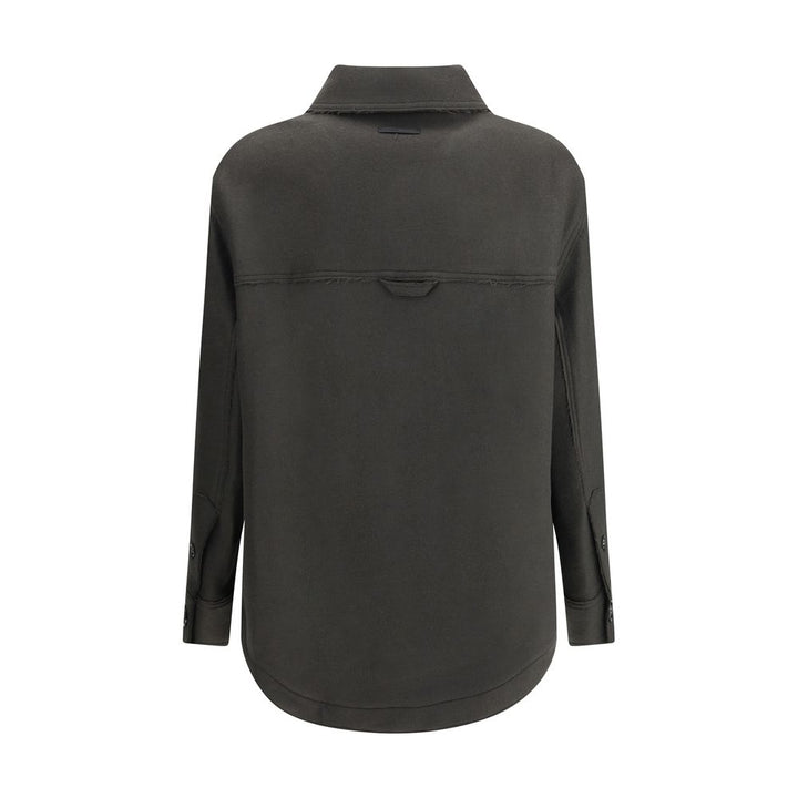 Ami Paris Gray Wool Clothing