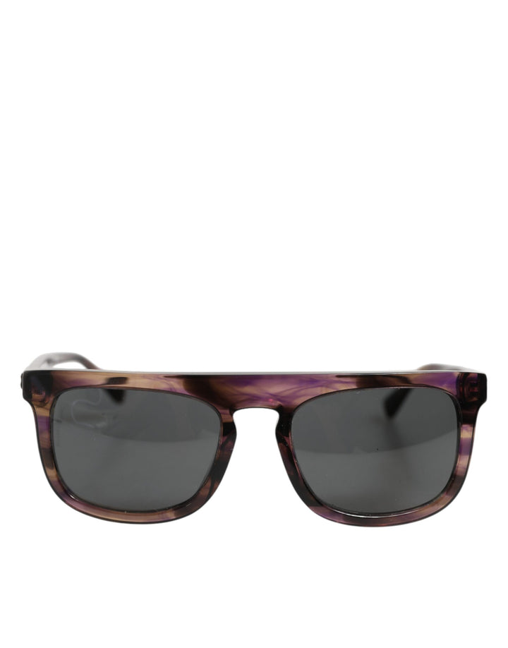 Dolce & Gabbana DG4390F Havana Full Rim Acetate Round Lenses Sunglasses