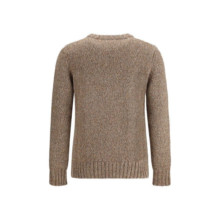 Aragona Cashmere Brown Merino Wool Sweatshirt