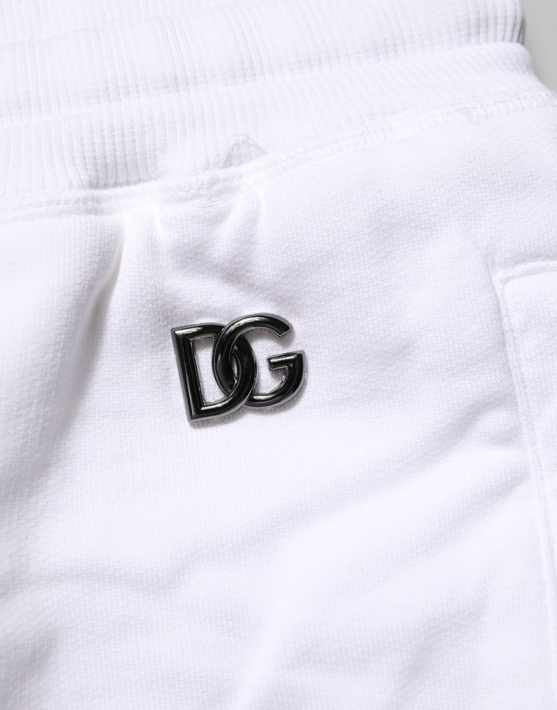 Dolce & Gabbana White Distressed Cotton Men Bermuda Shorts