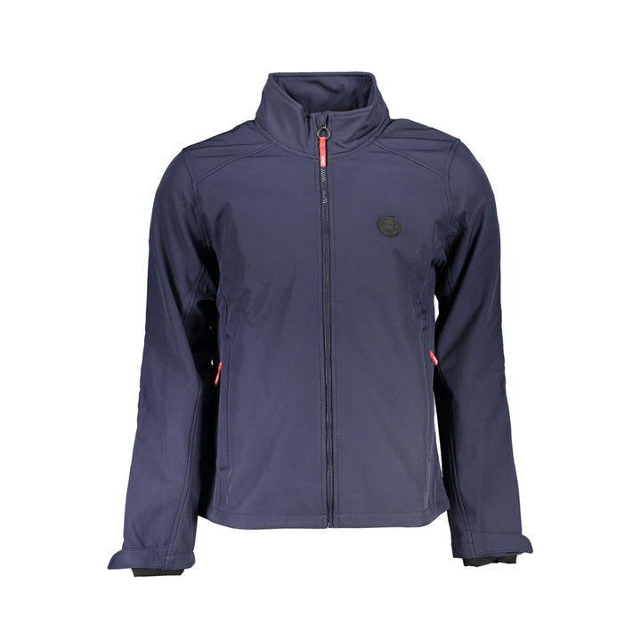 Gianmarco Venturi Blu Polyester Men's Jacket