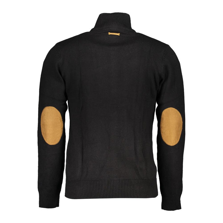 Gianmarco Venturi Black Cotton Men's Cardigan