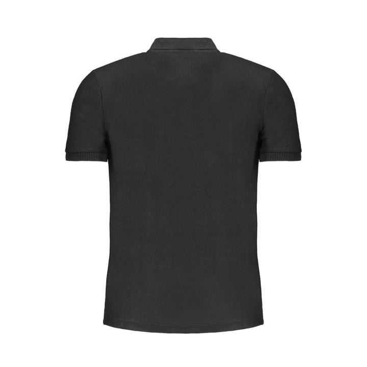 Gianmarco Venturi Black Cotton Men's Polo Shirt