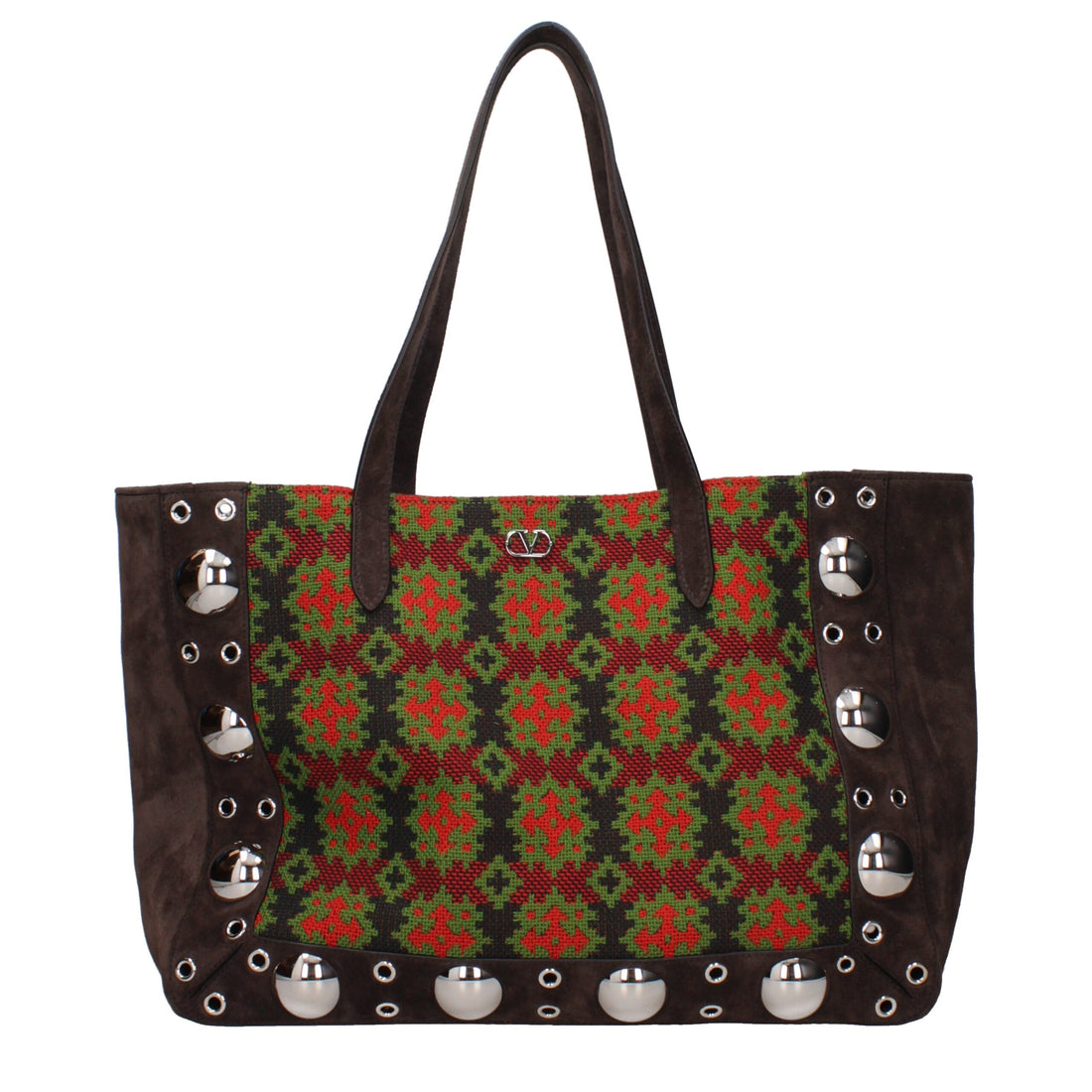 Valentino Garavani Brown Leather Shoulder Bag