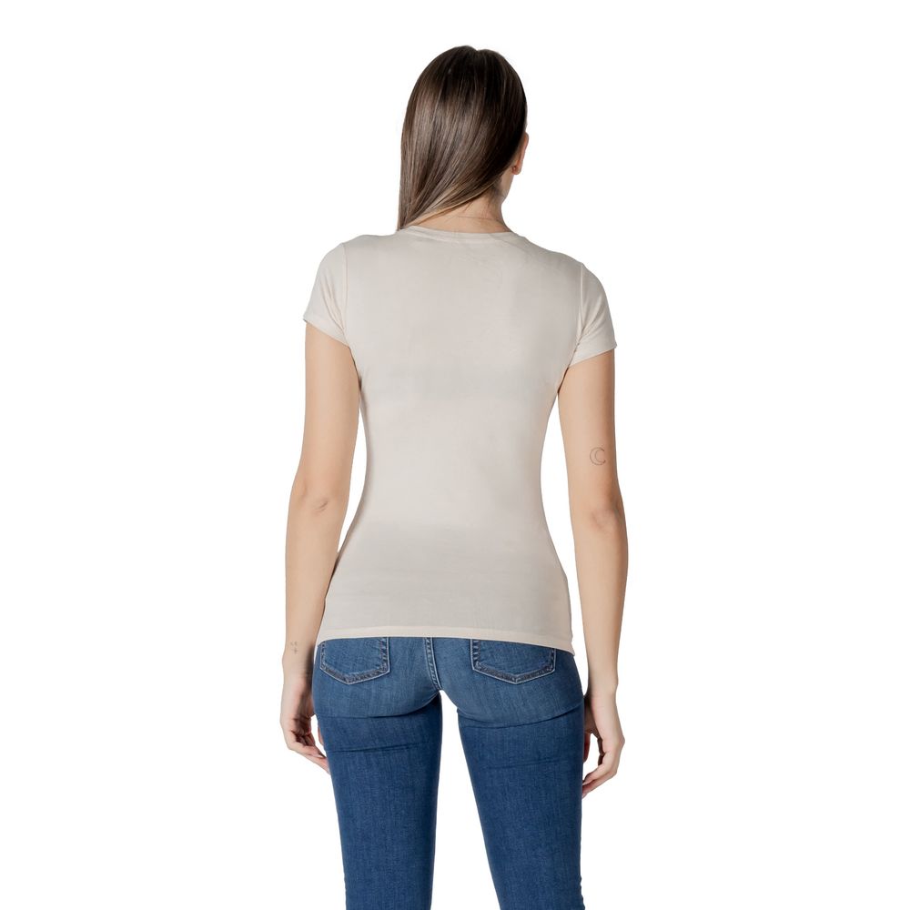 Guess Beige Cotton T-Shirt