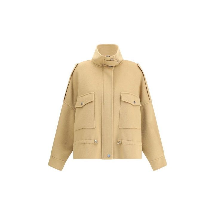 PINKO Beige Wool Coat