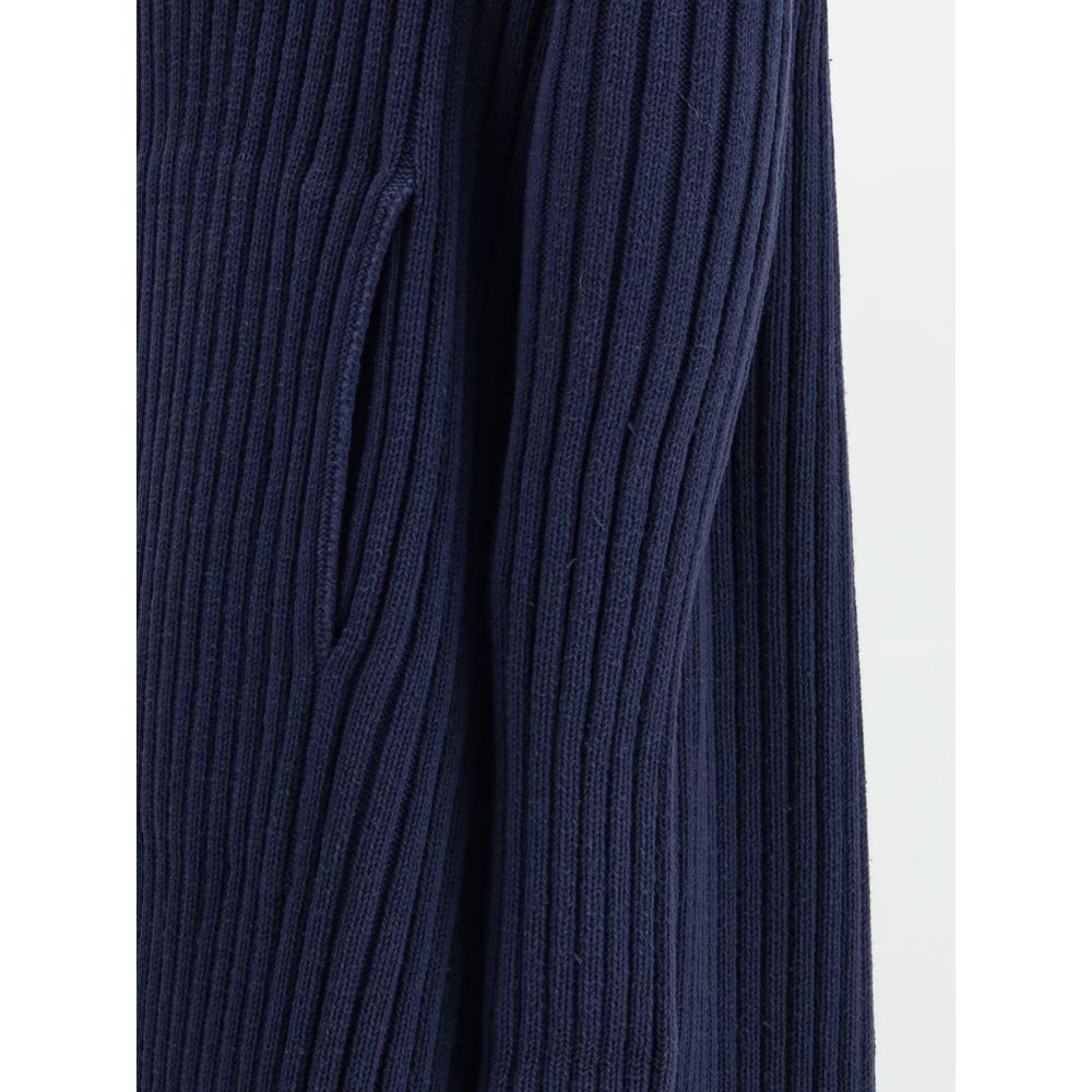 Balenciaga Blue Polyester Full-Length Jacket