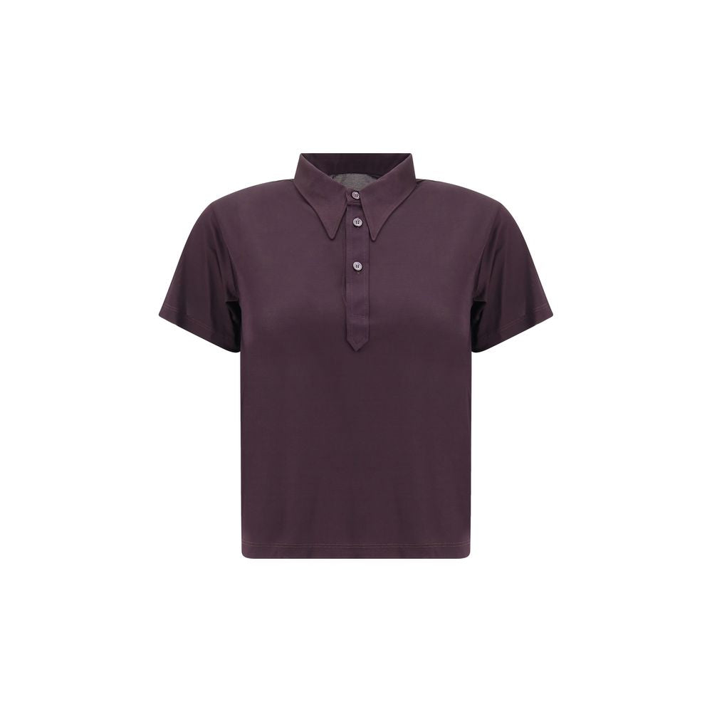 Maison Margiela Multicolor Viscose Polo Shirt